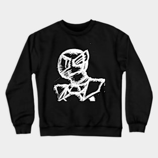 Old School Fantasy Black Crewneck Sweatshirt